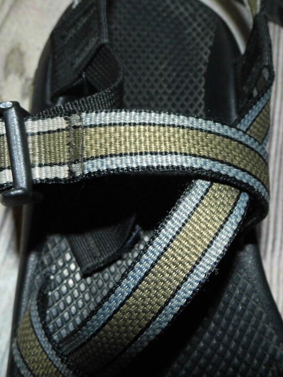 CHACO Z2 Gray/Tan/Black Sport Sandals Mens Size 10 main image 7
